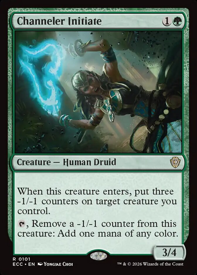 Channeler Initiate (101) - Lorwyn Eclipsed Commander (ECC)