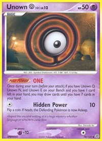 Unown O (70) - Secret Wonders (SW)