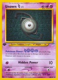 Unown Z (60) - Neo Destiny (N4)