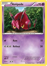 Venipede (52) - Black and White (BLW)