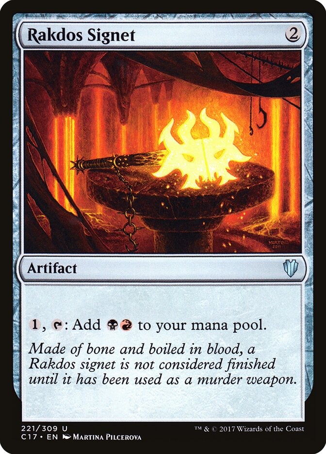 Rakdos Signet (221) - Commander 2017 (C17)