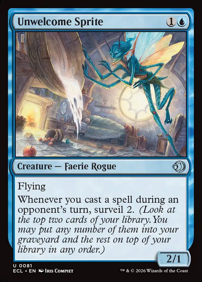 Unwelcome Sprite (81) - Lorwyn Eclipsed (ECL)