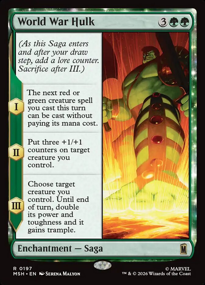 World War Hulk (197) - Marvel Super Heroes (MSH)