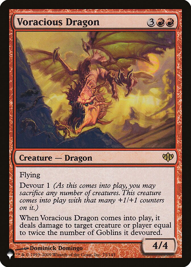 Voracious Dragon (CON-75) - The List (PLST)