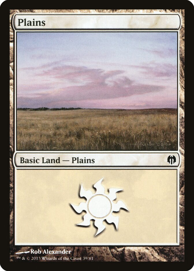 Plains (39) - Duel Decks: Heroes vs. Monsters (DDL)
