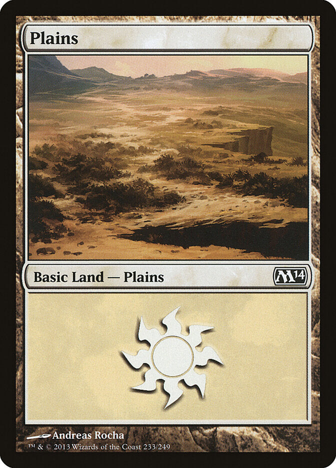 Plains (233) - Magic 2014 (M14)