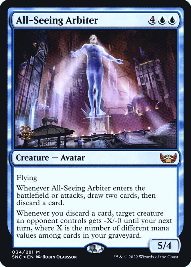 All-Seeing Arbiter (34s) - Streets of New Capenna Promos (PSNC)