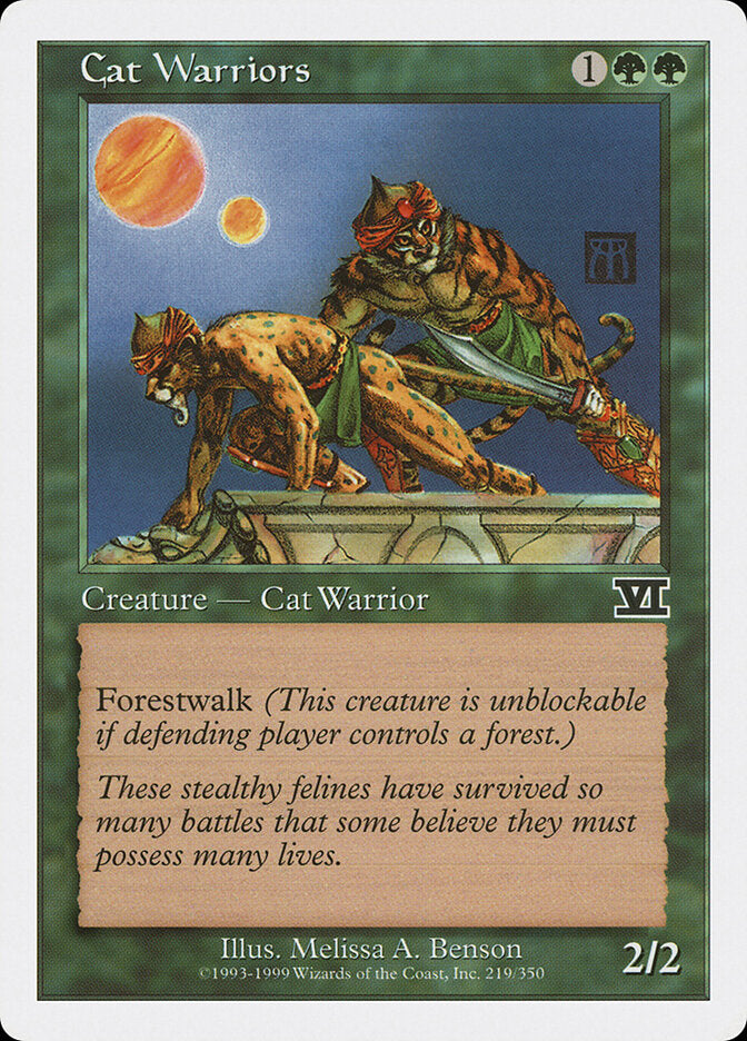 Cat Warriors (219) - Classic Sixth Edition (6ED)