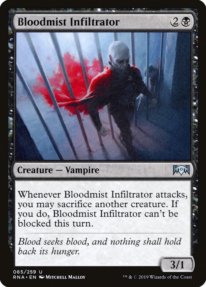 Bloodmist Infiltrator (65) - Ravnica Allegiance (RNA)
