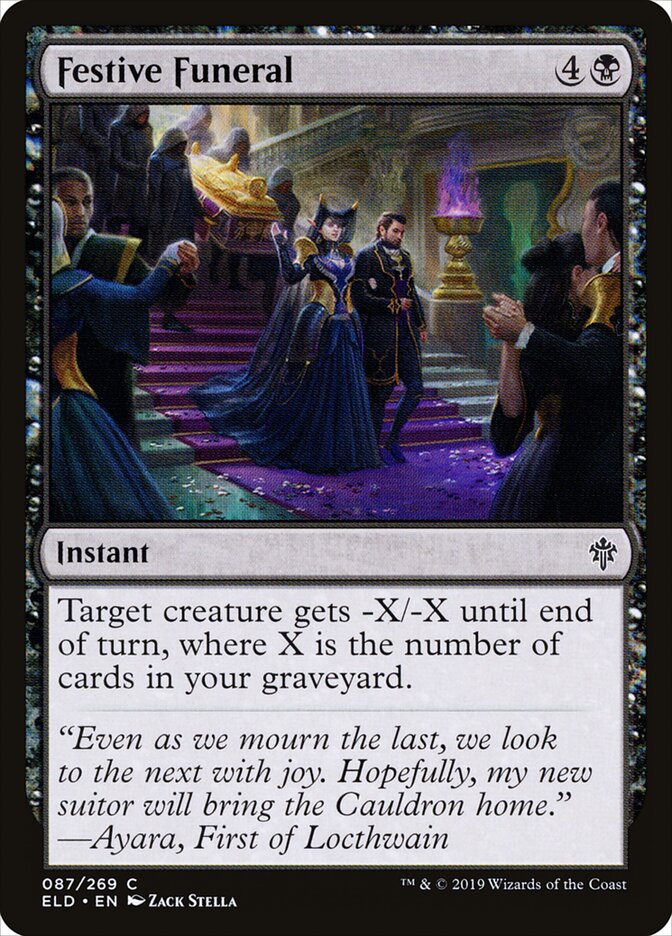 Festive Funeral (87) - Throne of Eldraine (ELD)