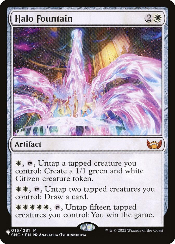 Halo Fountain (SNC-15) - The List (PLST)