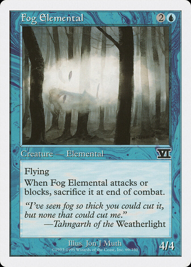 Fog Elemental (69) - Classic Sixth Edition (6ED)