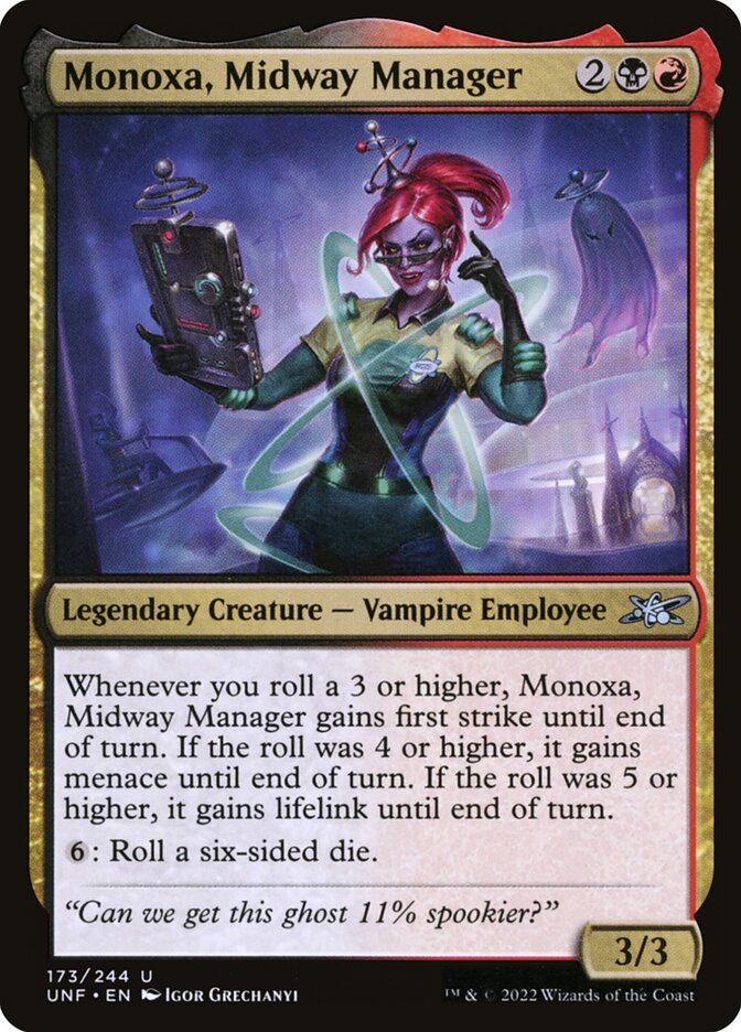 Monoxa, Midway Manager (173) - Unfinity (UNF)