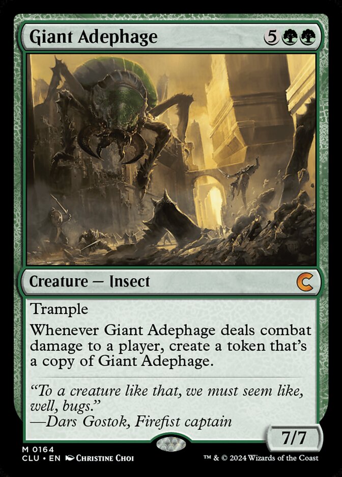 Giant Adephage (164) - Ravnica: Clue Edition (CLU)