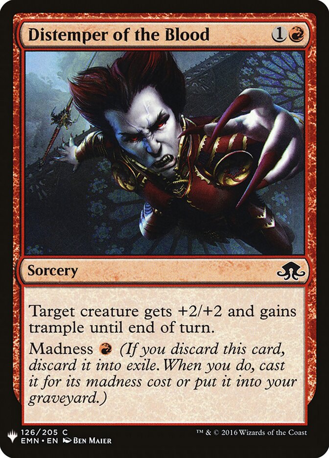 Distemper of the Blood (EMN-126) - The List (PLST)