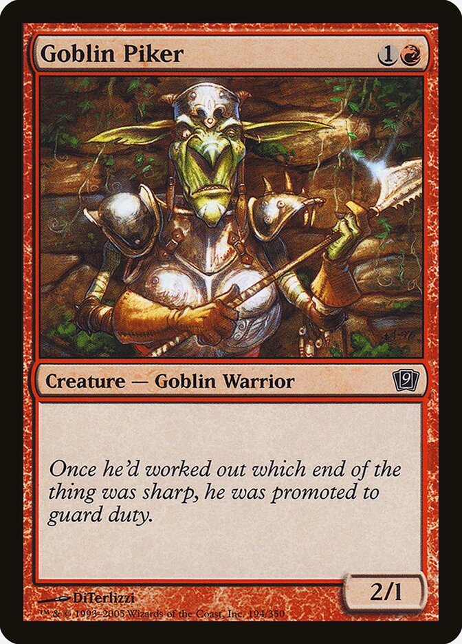 Goblin Piker (194) - Ninth Edition (9ED)