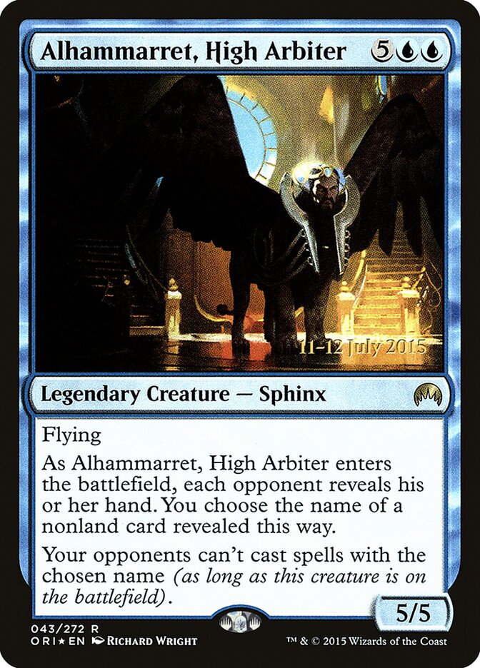 Alhammarret, High Arbiter (43s) - Magic Origins Promos (PORI)