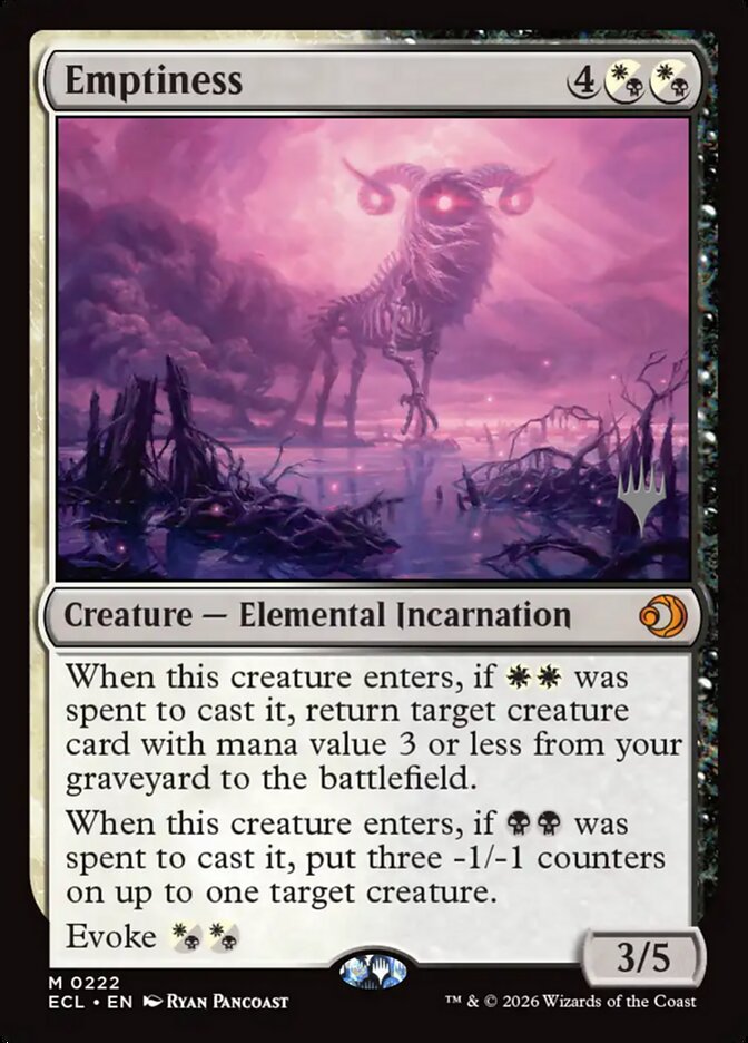 Emptiness (222p) - Lorwyn Eclipsed Promos (PECL)