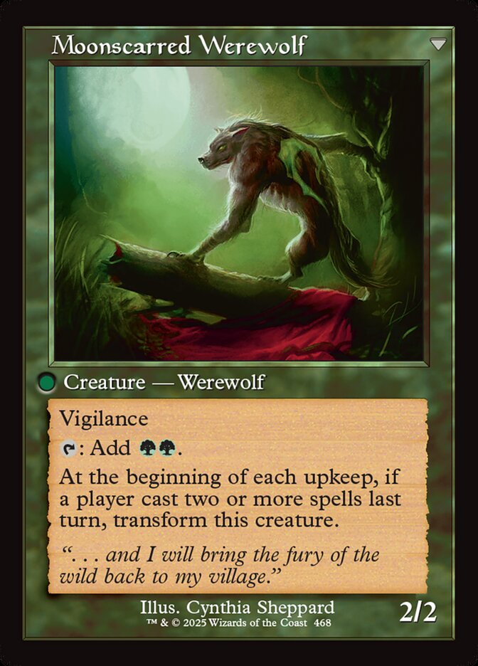 Scorned Villager // Moonscarred Werewolf (468) - Innistrad Remastered (INR)
