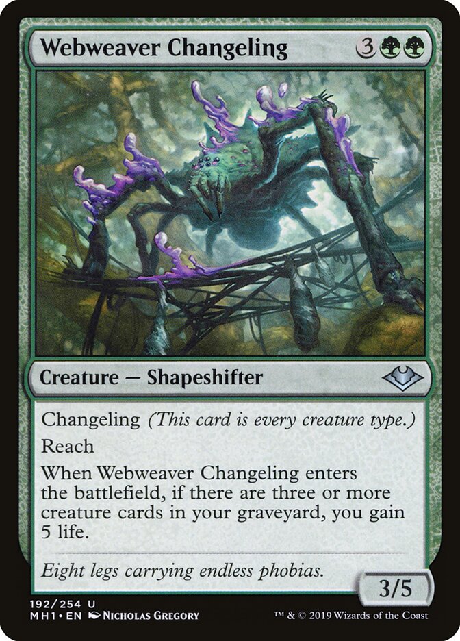 Webweaver Changeling (192) - Modern Horizons (MH1)
