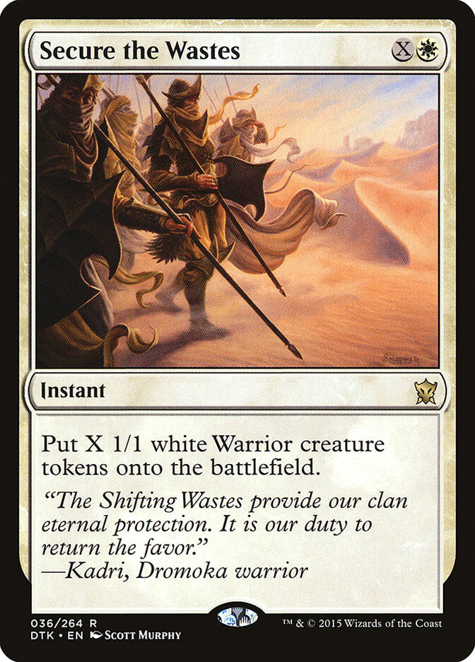 Secure the Wastes (36) - Dragons of Tarkir (DTK)