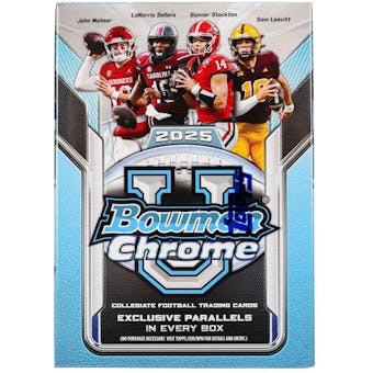 2025 Topps Bowman Chrome U Football Blaster Box