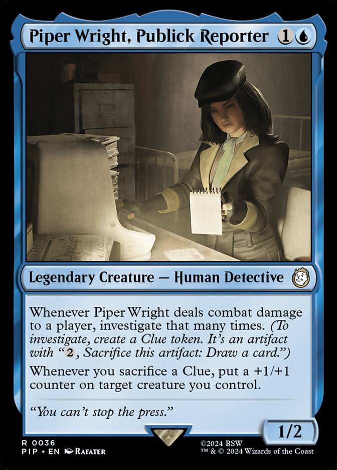 Piper Wright, Publick Reporter (36) - Fallout (PIP)