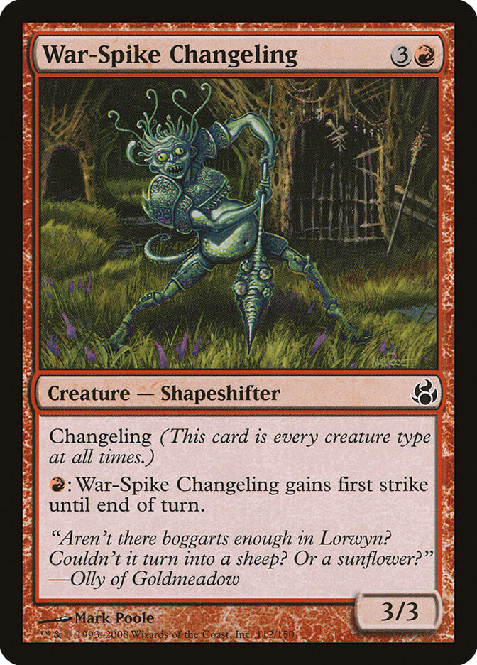 War-Spike Changeling (112) - Morningtide (MOR)