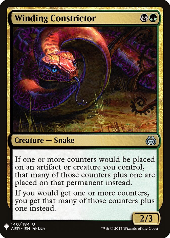 Winding Constrictor (AER-140) - The List (PLST)