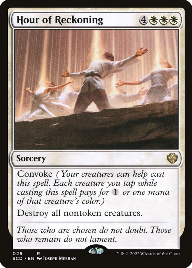 Hour of Reckoning (26) - Starter Commander Decks (SCD)