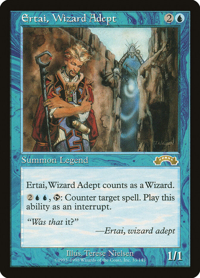 Ertai, Wizard Adept (33) - Exodus (EXO)