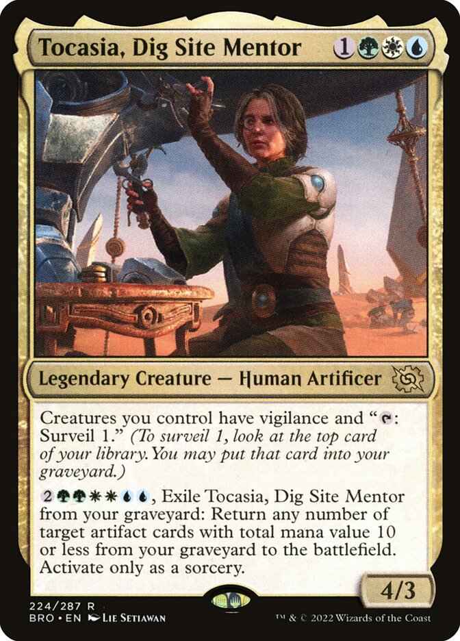 Tocasia, Dig Site Mentor (224) - The Brothers' War (BRO)