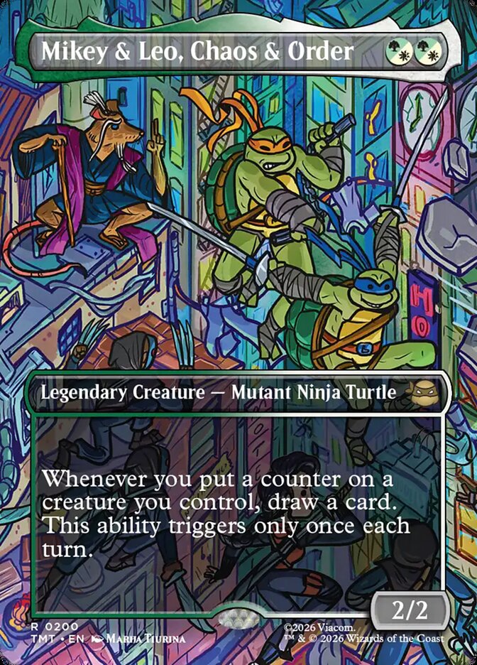 Mikey & Leo, Chaos & Order (200) - Teenage Mutant Ninja Turtles (TMT)