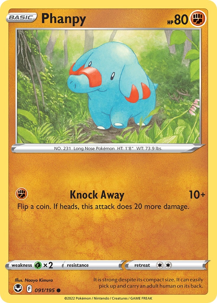 Phanpy (91/195) - Silver Tempest (SIT)