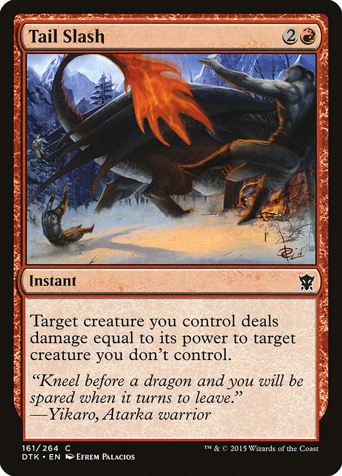 Tail Slash (161) - Dragons of Tarkir (DTK)