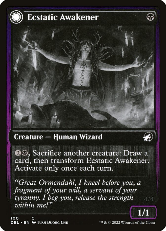 Ecstatic Awakener // Awoken Demon - Innistrad: Double Feature (DBL)