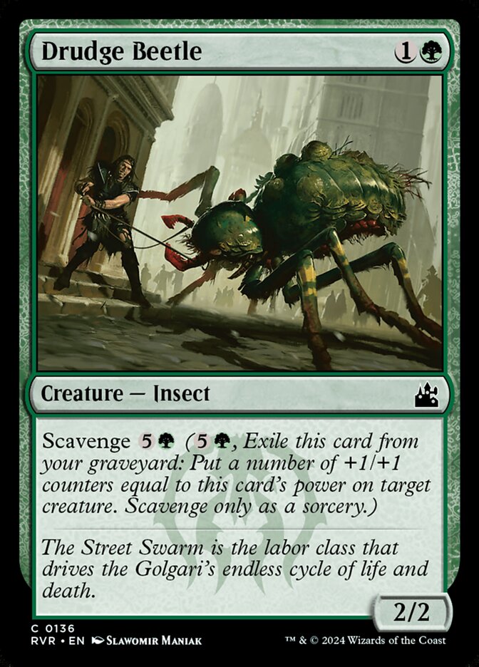 Drudge Beetle (136) - Ravnica Remastered (RVR)