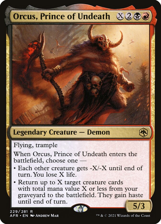 Orcus, Prince of Undeath (229) - Adventures in the Forgotten Realms (AFR)