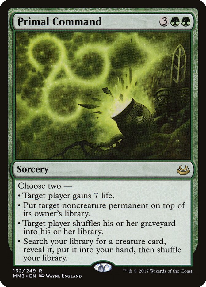 Primal Command (132) - Modern Masters 2017 (MM3)