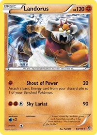 Landorus (58) - XY - Furious Fists (FFI)