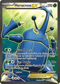 Heracross EX 105 Full Art (105) - XY - Furious Fists (FFI)