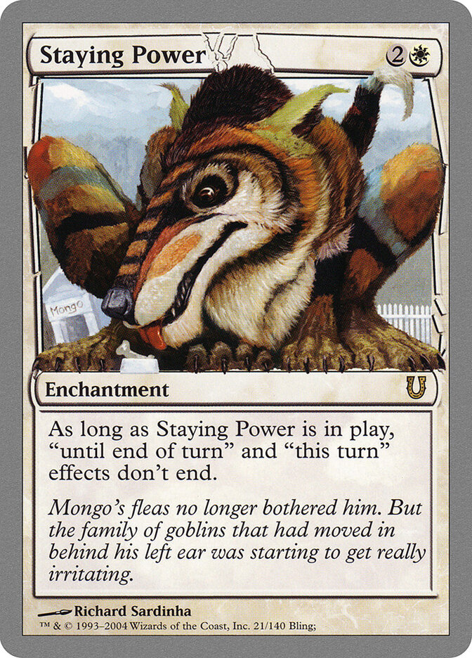 Staying Power (21) - Unhinged (UNH)