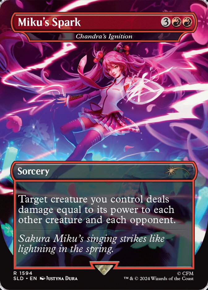 Miku's Spark - Chandra's Ignition (1594) - Secret Lair Drop (SLD)