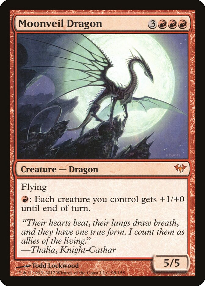 Moonveil Dragon (99) - Dark Ascension (DKA)