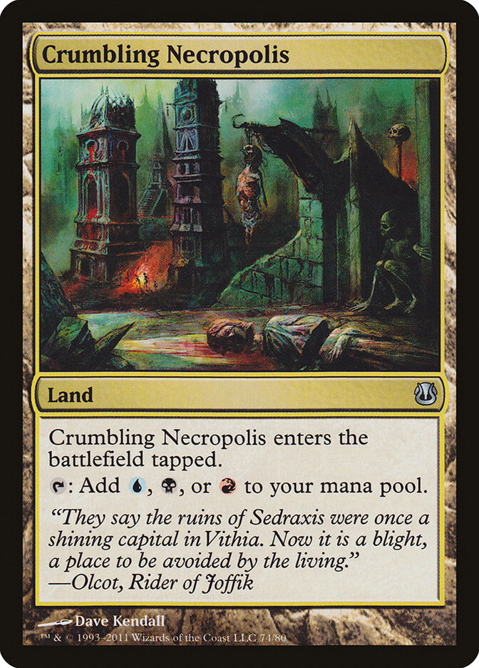 Crumbling Necropolis (74) - Duel Decks: Ajani vs. Nicol Bolas (DDH)