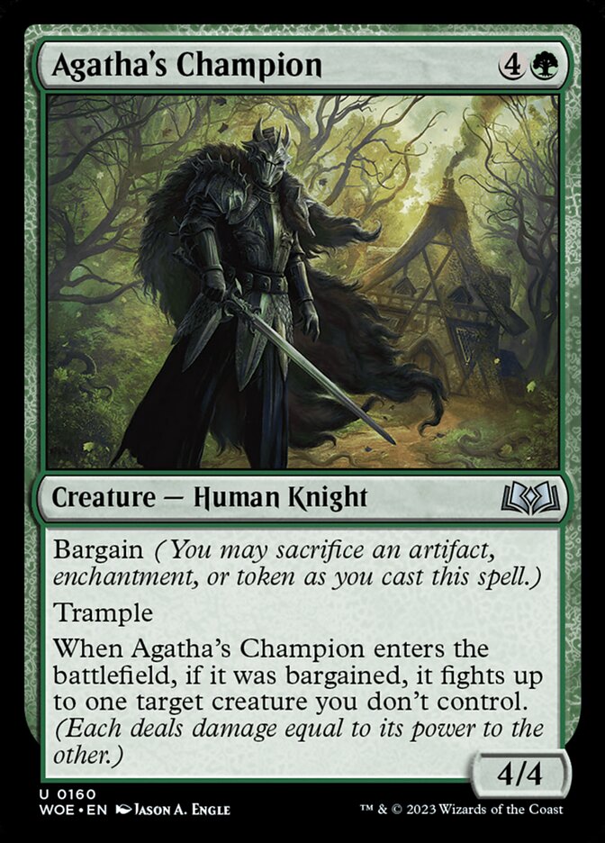 Agatha's Champion (160) - Wilds of Eldraine (WOE)