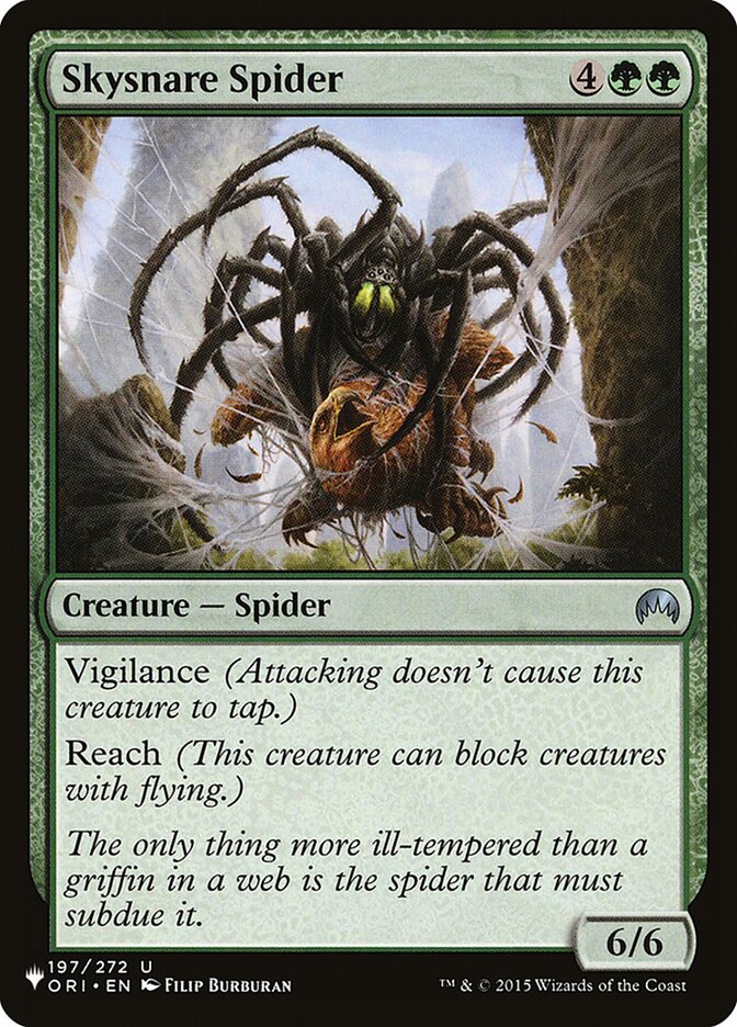 Skysnare Spider (ORI-197) - The List (PLST)