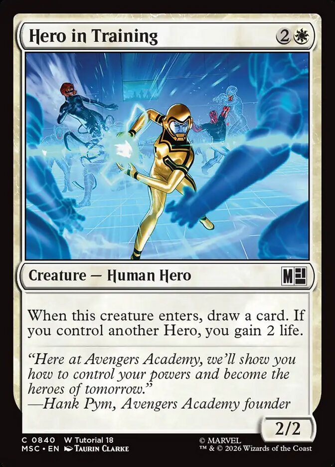 Hero in Training (840) - Marvel Super Heroes Commander (MSC)