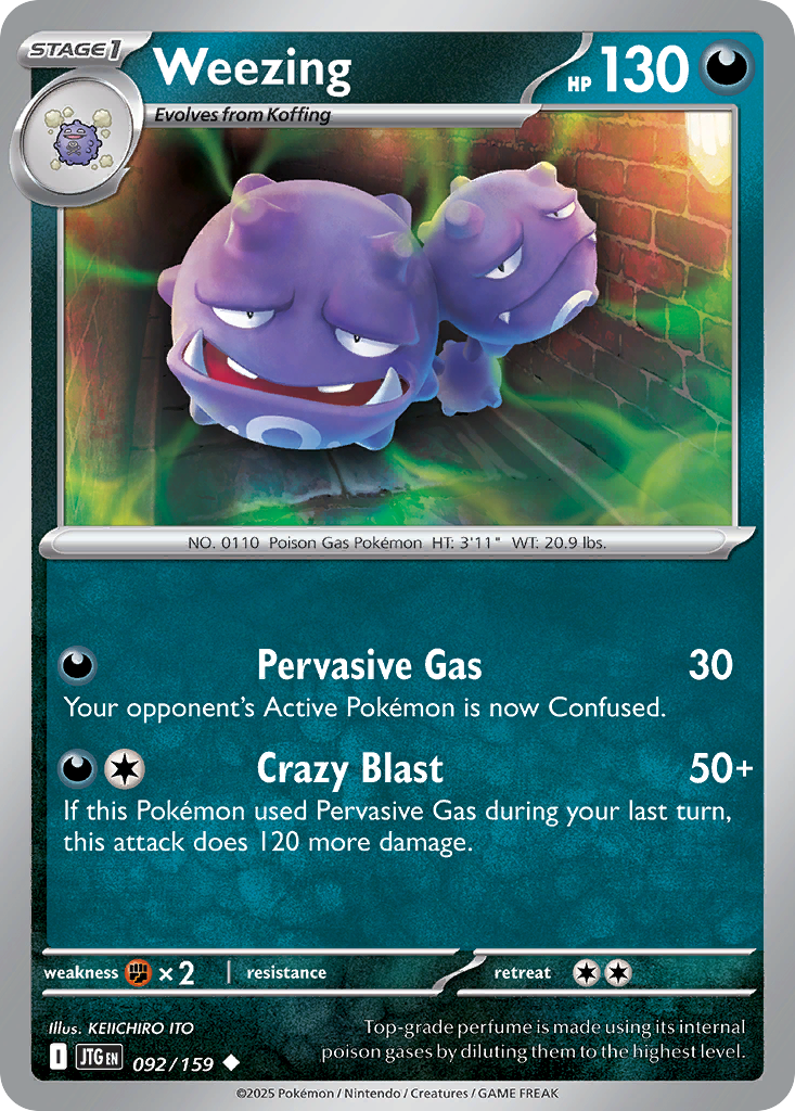 Weezing (92/159) - Journey Together (JTG)