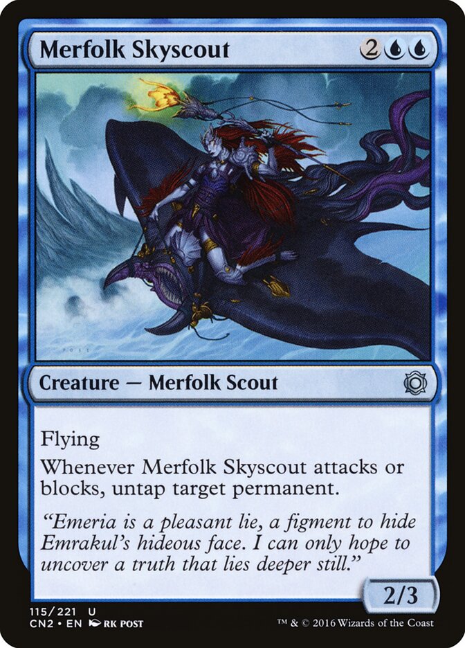 Merfolk Skyscout (115) - Conspiracy: Take the Crown (CN2)
